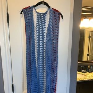 Hand crocheted vest